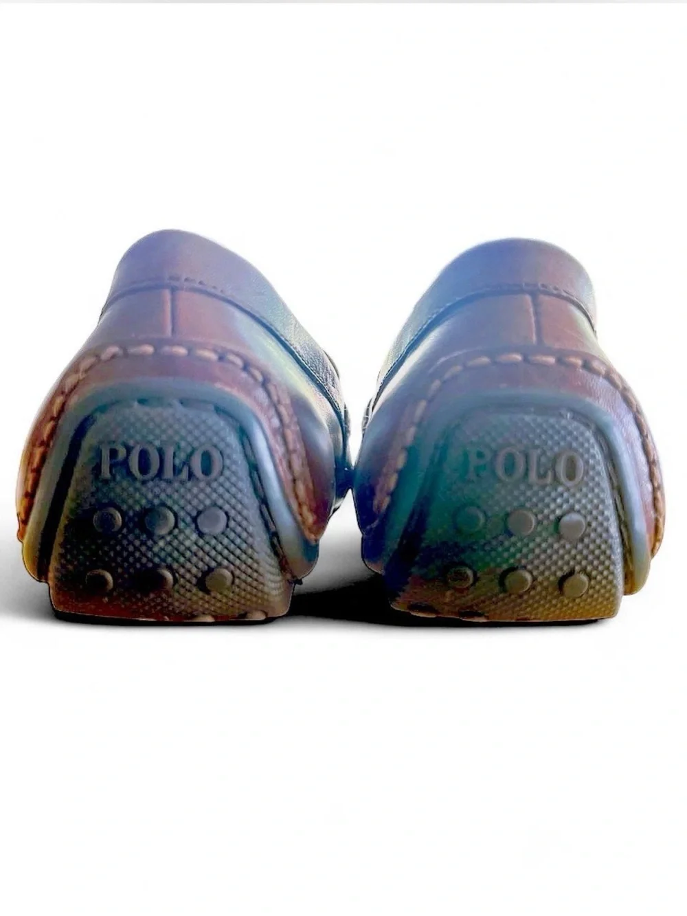 Polo by Ralph Lauren Men’s Brown Leather Penny Loafers